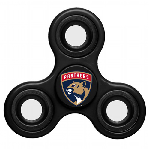 NHL Florida Panthers 3 Way Fidget Spinner C105 - Black - Click Image to Close